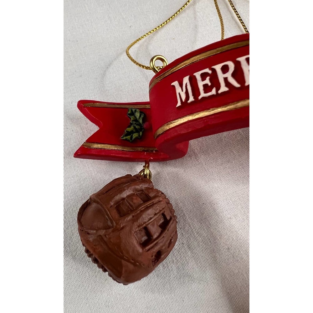 Baseball Christmas Ornament Bat Ball Glove - Picture 4 of 8